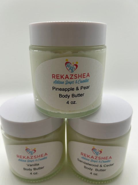 Pineapple & Pear & Coconut-Shea Whipped Body Butter