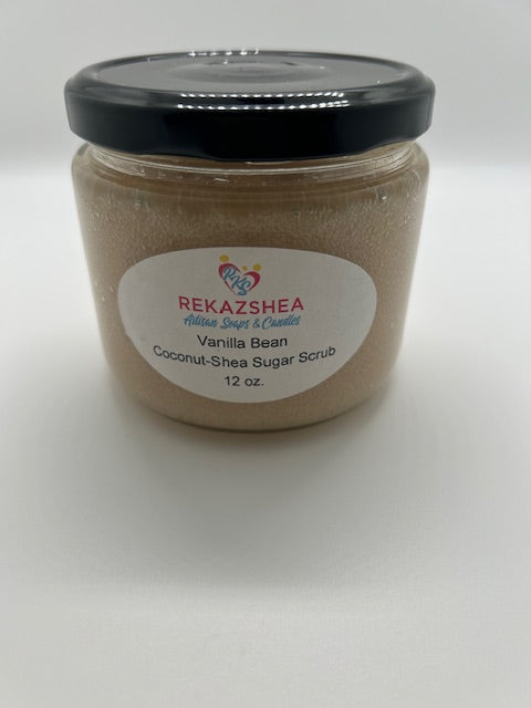 Vanilla Smooth Coconut-Shea Butter Castile Sugar Scrub