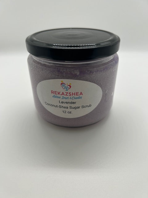 Lavender Coconut-Shea Butter Castile Sugar Scrub
