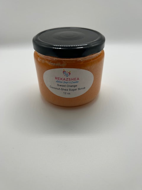 Sweet Orange Coconut-Shea Butter Castile Sugar Scrub